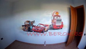 murales infantiles coches cars